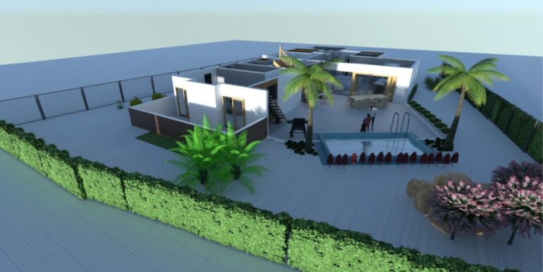 Nieuwe luxe huurvilla Blue Bay met zwembad