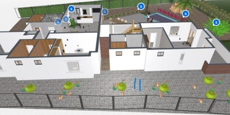 Nieuwe luxe huurvilla Blue Bay met zwembad