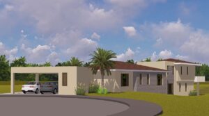 Nieuwe luxe huurvilla Blue Bay met zwembad