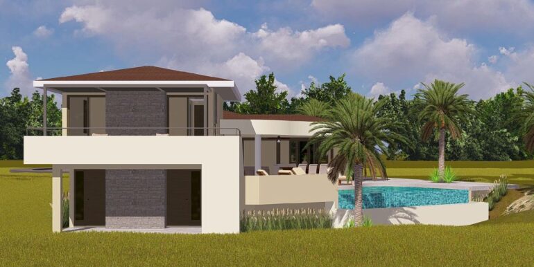 Nieuwe luxe huurvilla Blue Bay met zwembad